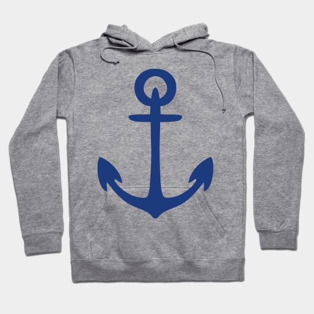 Anchor sailing Hoodie by Huggy Mauve